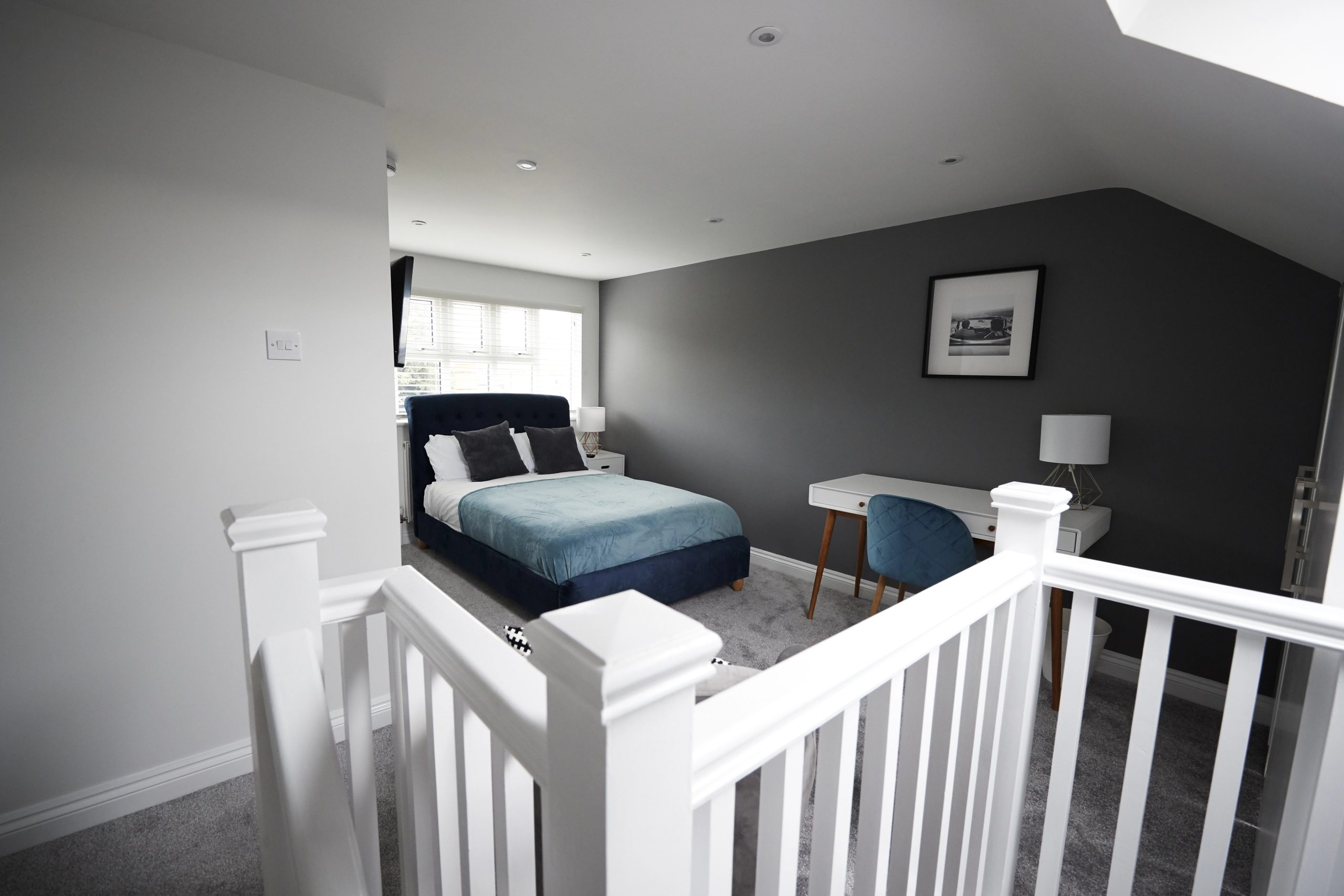 Loft conversion bedroom project by ARC Developments