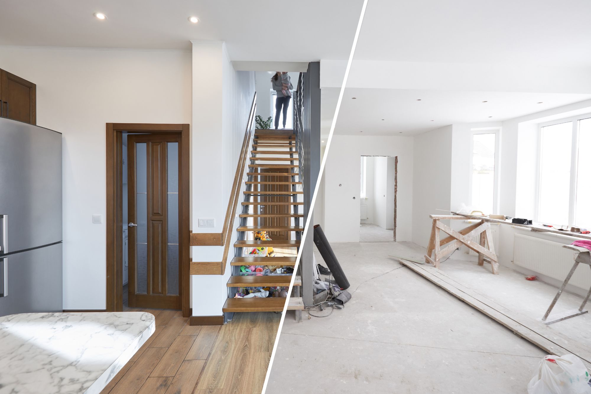 Before and after home renovation in Edinburgh Image