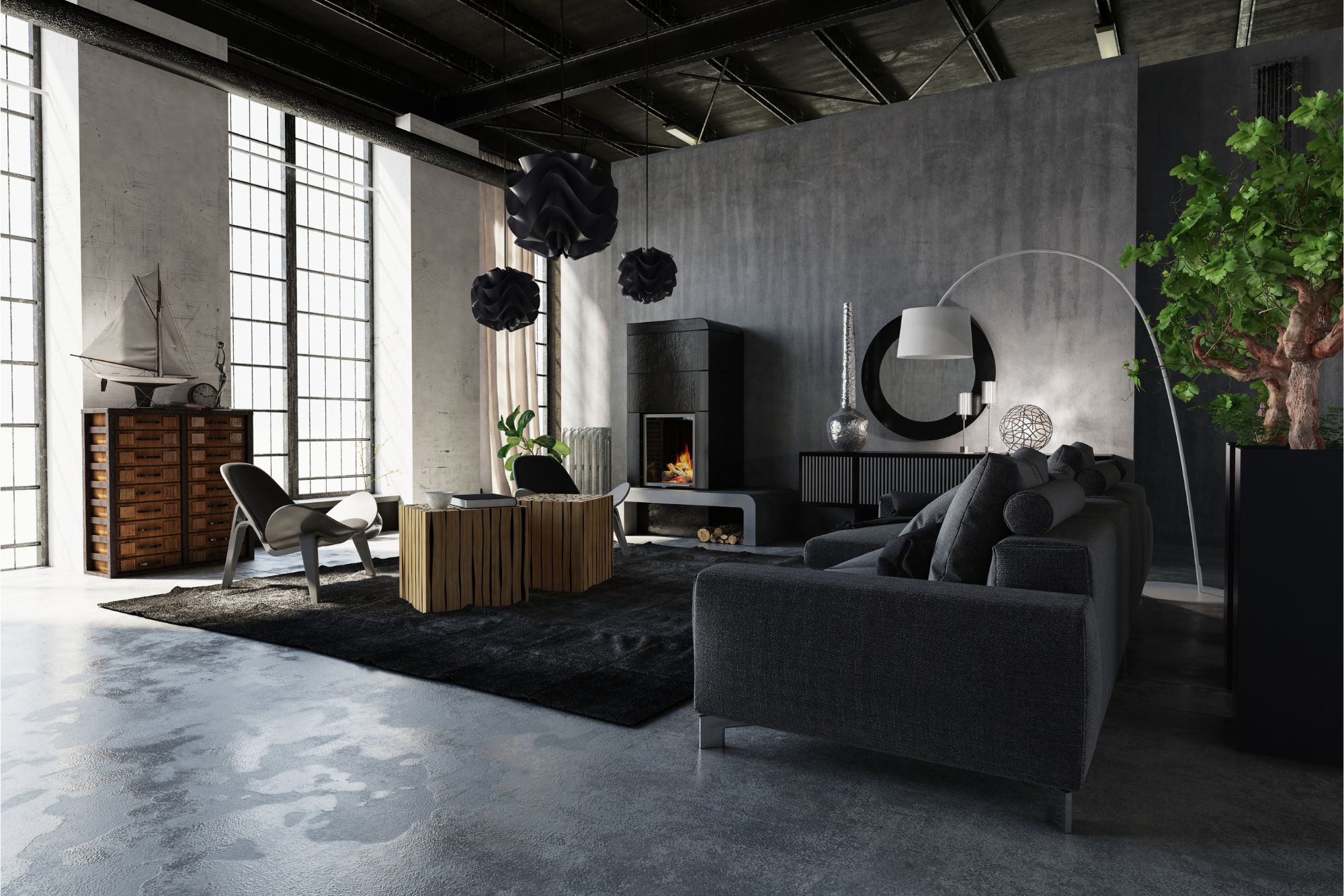 Property conversion in Edinburgh in an industrial building