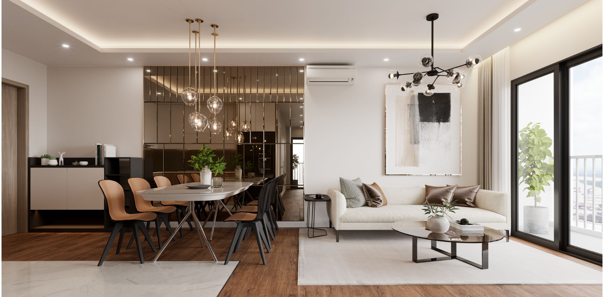 Open plan apartment renovation project by ARC Developments