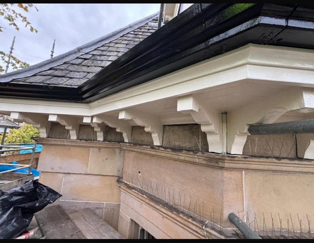 Period roof detail restored by ARC Developments