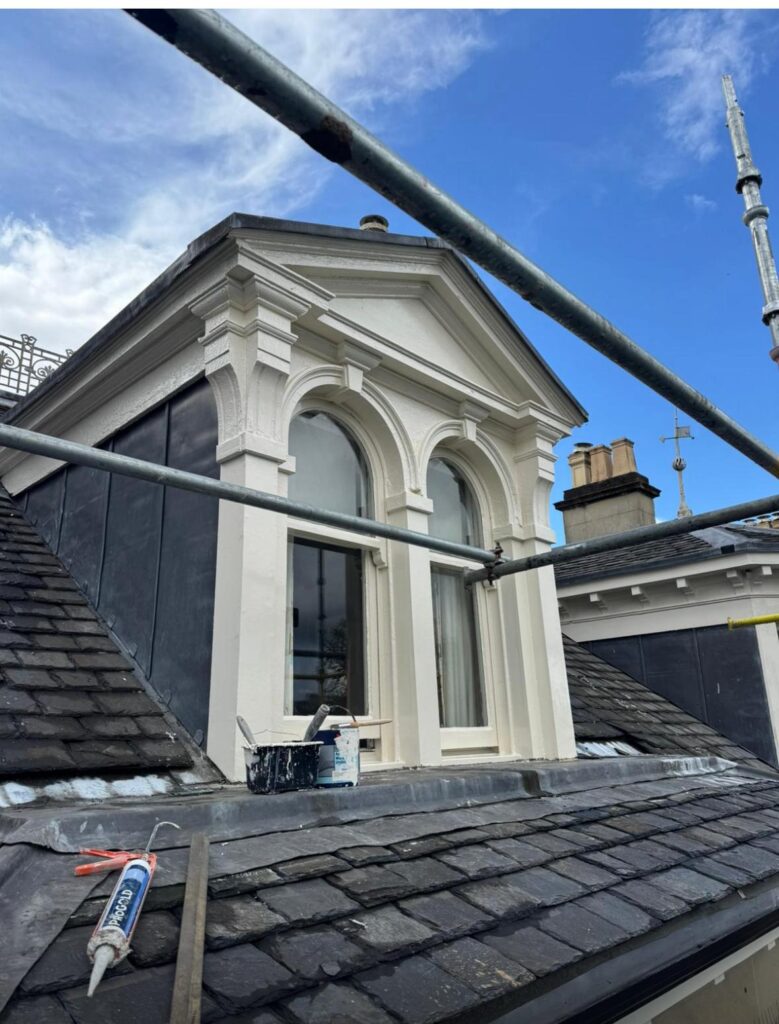Period dormer window restoration and refurbishment work completed by ARC Developments