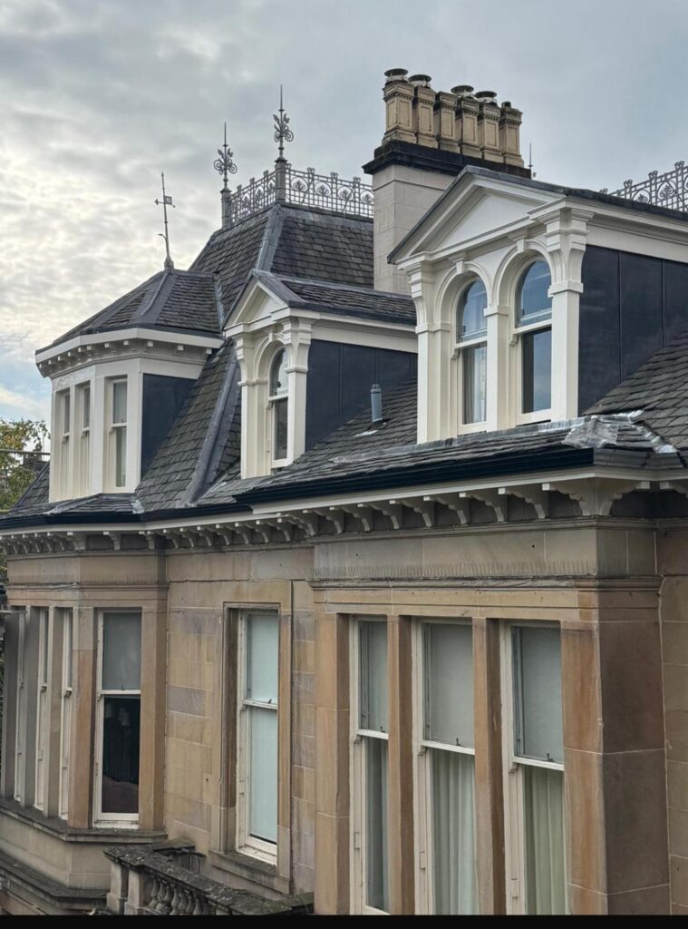 A completed period property roof restoration by ARC Developments