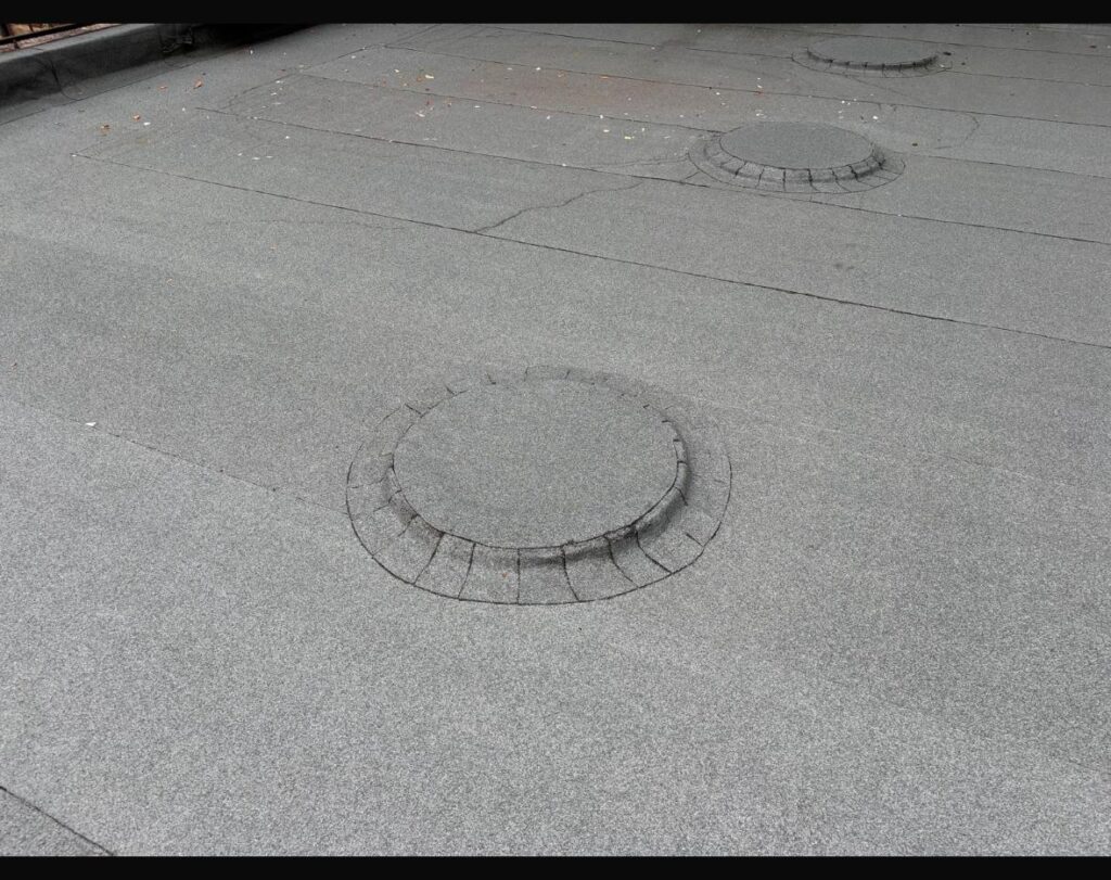 Flat roof installation on a property development project by ARC Developments