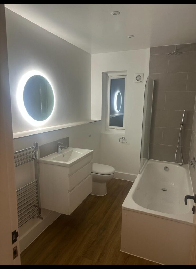 A new bathroom installed at the Craigiehall Estate property development
